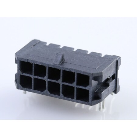 Molex Rectangular Power Connector, 10 Contact(S), Male, Surface Mount Terminal, Receptacle 430451006